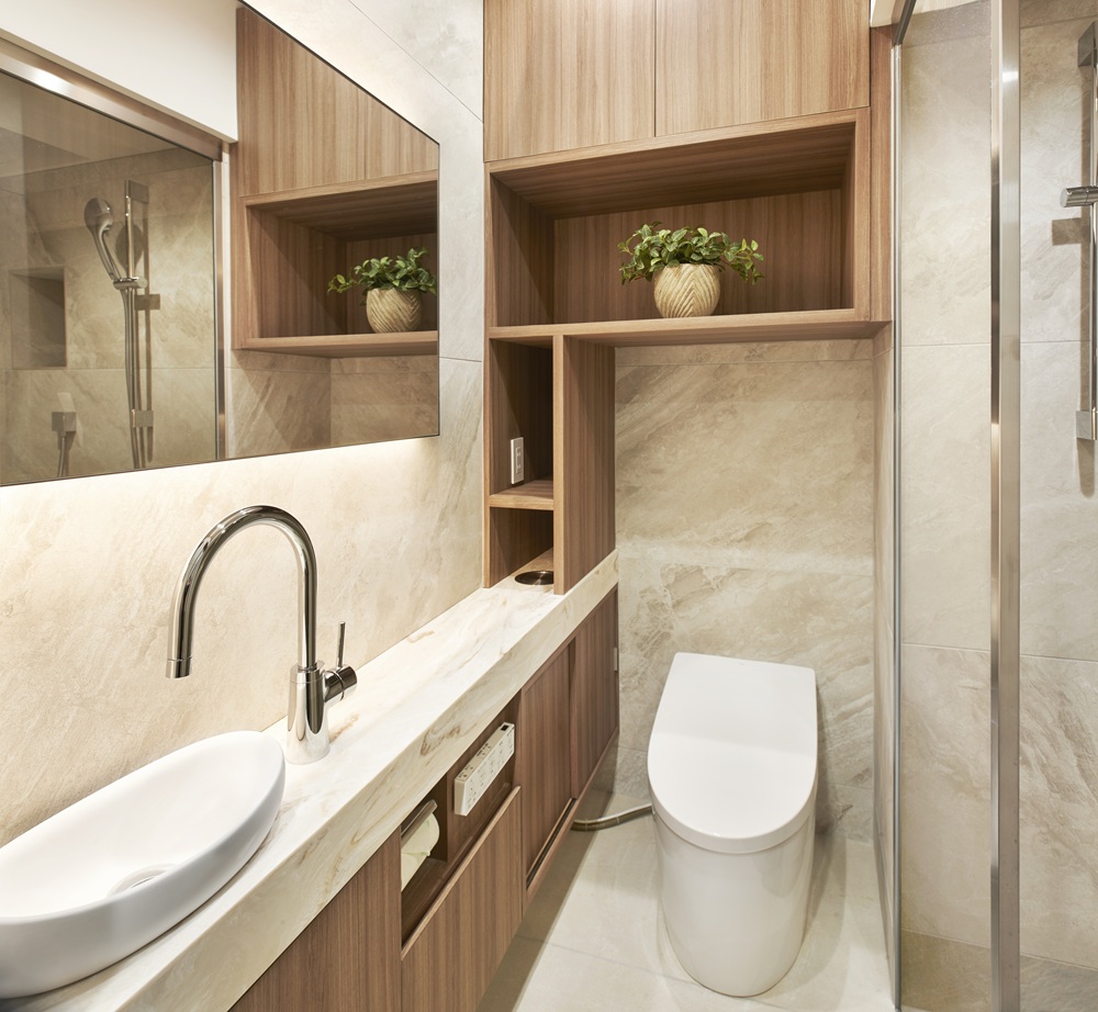 こだわり抜いた機能性の高い造作収納棚