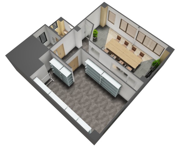 【2階】明るく抜け感のある会議室