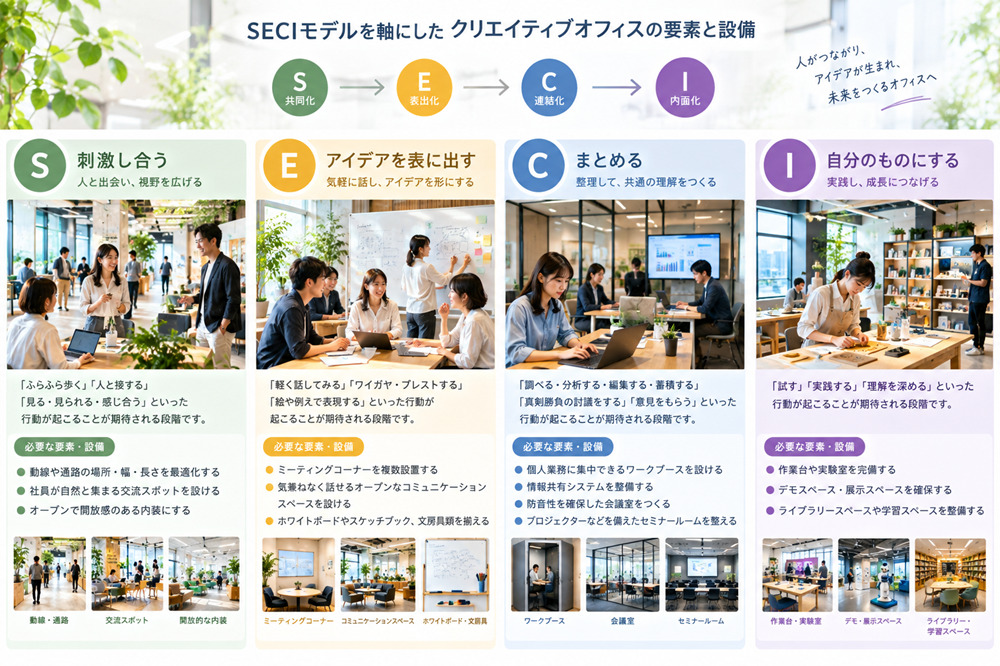 アイデアが生まれるクリエイティブオフィスの作り方とデザイン事例5選